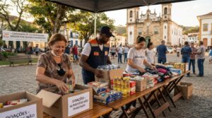 Comunidade venezuelana de Brusque se mobiliza para arrecadar doações às vítimas dos terremotos que atingiram a Venezuela